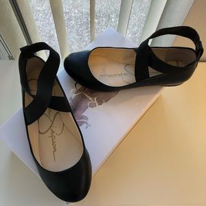 Jessica Simpson | Black Ballerina Flats